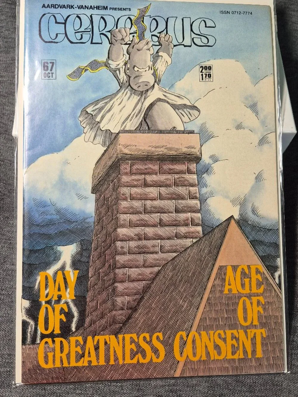 Cerebus the Aardvark Comics #60-69 Lot – Mid-1980s Dave Sim Graphic Novels  PMA